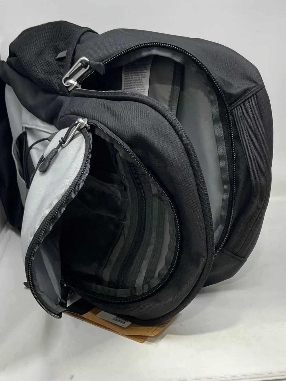 The North Face Gray & Black Jester Everyday Backpack with Front Bungee